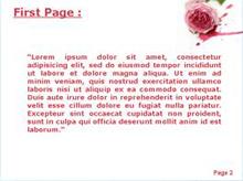 A Rose Flower in Blood Second PPT Background